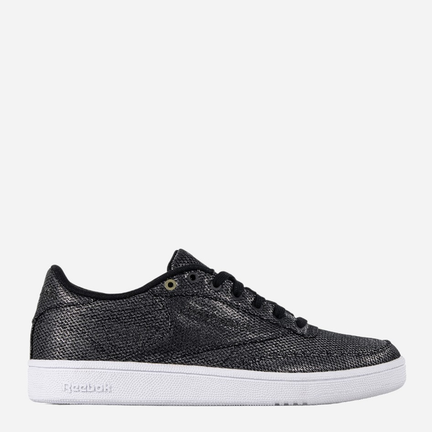 Жіночі кеди низькі Reebok Club C 85 Metallic CN1515 38.5 Сріблястий/Чорний (4058028314612) - зображення 1