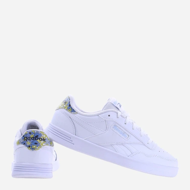 Sneakersy damskie z eko skóry Reebok Court Advance 100074293 35.5 Białe (1200143241981) - obraz 3