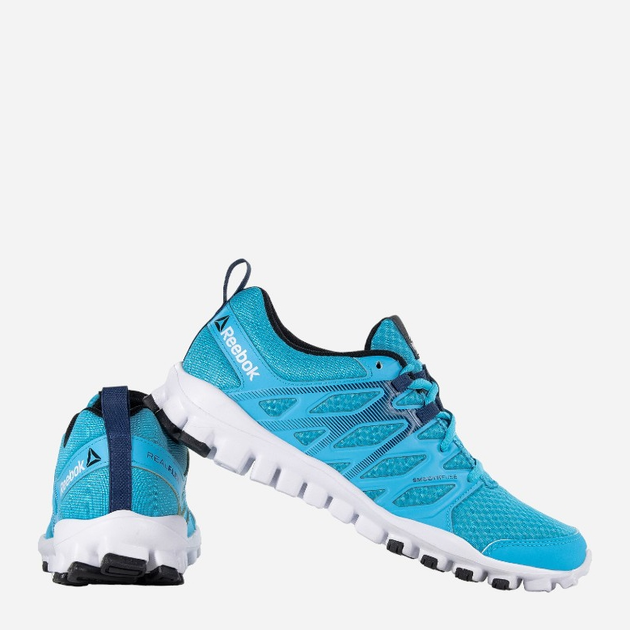 Buty do biegania damskie Reebok Realflex Train 4.0 AR3046 35.5 Niebieskie (4057282222442) - obraz 3