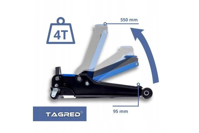 Двухпоршневой низкопрофильный домкрат TAGRED TA288 - изображение 2