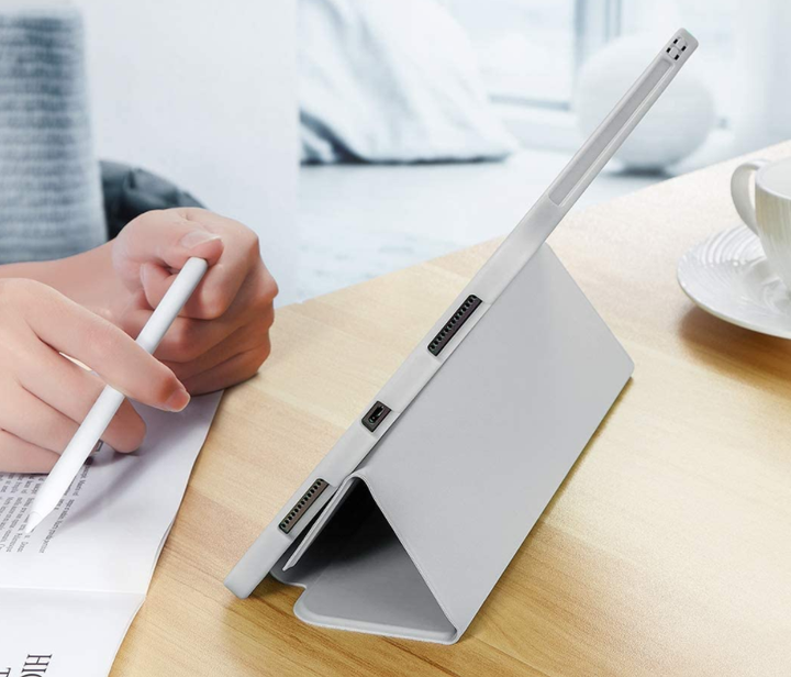 Чехол-книжка CDK для Apple iPad Air 11" M3 2025 | Экокожа силикон Smart Case Слот Стилус (011190) (grey) - Фото 6 Чехол-книжка CDK для Apple iPad Air 11" M3 2025 | Экокожа силикон Smart Case Слот Стилус (011190) (grey) - изображение 6