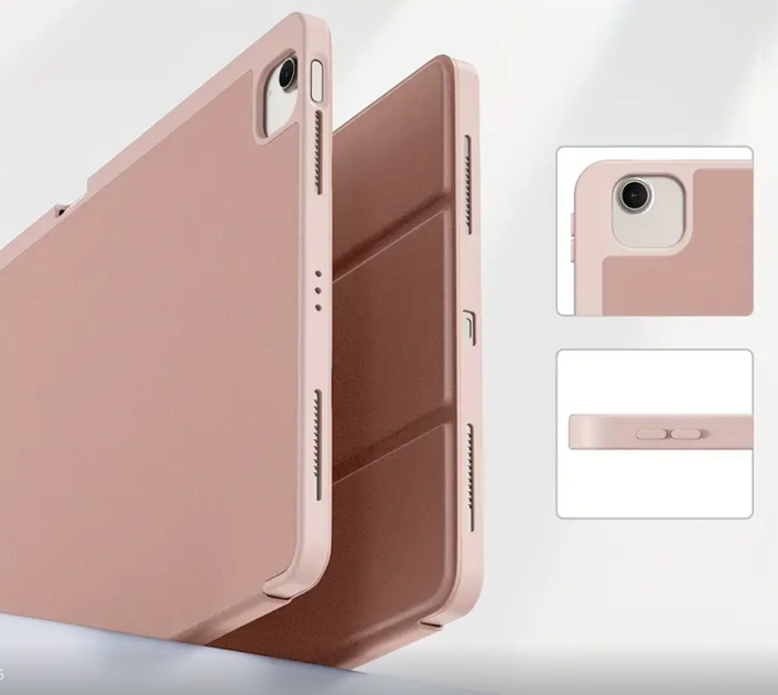 Чехол-книжка CDK для Apple iPad Air 13" M4 2026 | Экокожа силикон Smart Case Слот Стилус (017899) (pink sand) - изображение 3