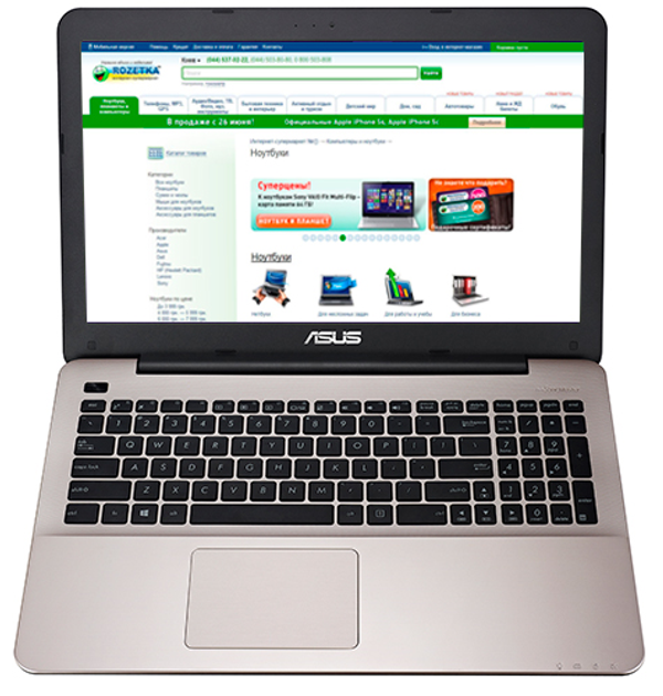 Ноутбук ASUS X555LD (X555LD-XO123D) Dark Brown – фото, отзывы ...