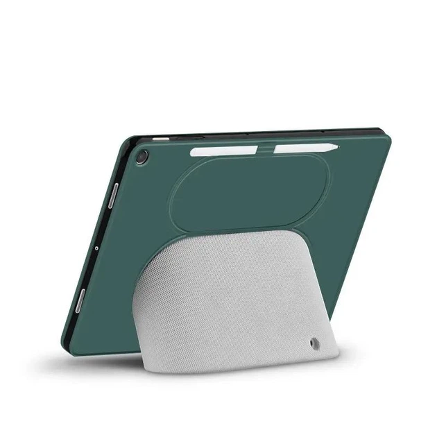 Чехол-книга для Google Pixel Tablet (10.95") умный чехол, складная трехмерная подставка (Темно-зелёный) - изображение 3