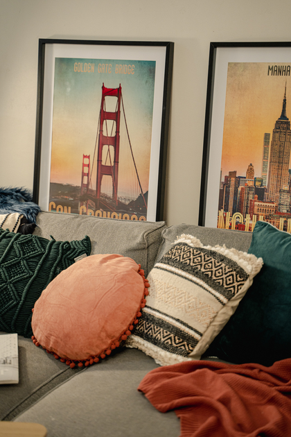 Plakat w ramie Atmosphera Most San Francisco 52 x 72 cm (5902973423488) - obraz 4