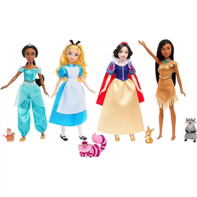 Колекція із 8 модних ляльок Дісней з аксесуарами Mattel Disney Princess Fashion Doll 8-Pack HRF55 - Фото 2 Колекція із 8 модних ляльок Дісней з аксесуарами Mattel Disney Princess Fashion Doll 8-Pack HRF55 - зображення 2