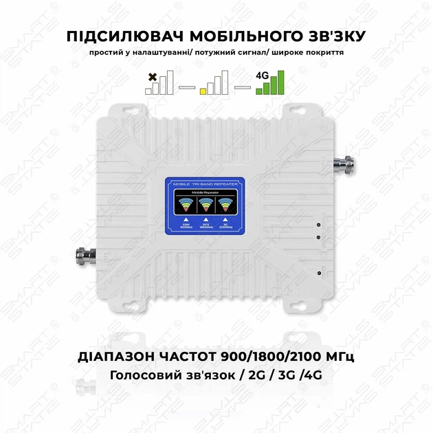 Комплект: Усилитель связи LINTRATEK, GSM репитер, усилитель мобильной связи 900МГц, 1800МГц, 2100МГц, 85 дБи + усилитель мобильного интернета 2G/3G/4G - изображение 6
