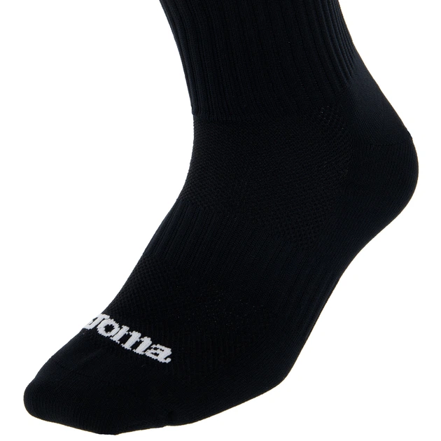 Гетры футбольные мужские Joma CLASSIC III 400194-100 (Полиэстер, эластан, размер 33-38 M, черный) - изображение 4