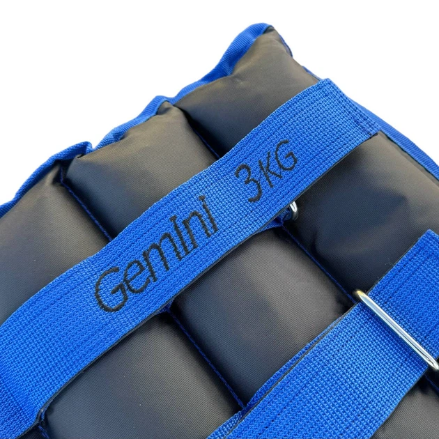 Утяжелители-манжеты песок Gemini по 3.0кг G8833-6BL - Фото 2 Утяжелители-манжеты песок Gemini по 3.0кг G8833-6BL - изображение 2