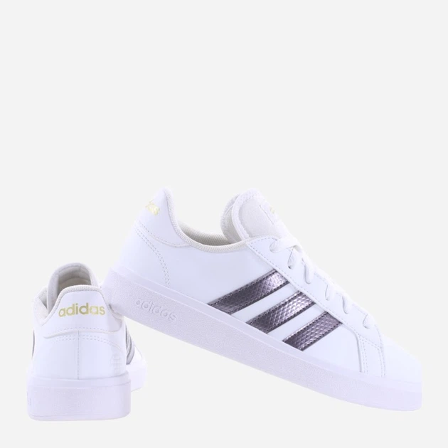 Женские кеды низкие adidas Grand Court Base 2 HR0248 36 Белый/Темно-синий (4066748454723) - изображение 3