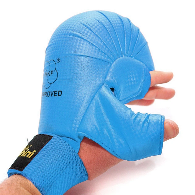 Перчатки накладки для каратэ Gemini GK-1601-BL Синий - Фото 7 Перчатки накладки для каратэ Gemini GK-1601-BL Синий - изображение 7