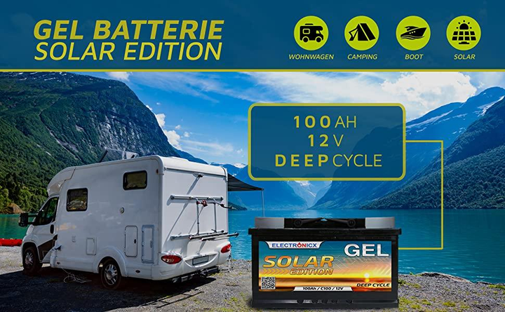 Гелевый аккумулятор 12v 120Ah GEL Electronicx Solar Edition - изображение 3