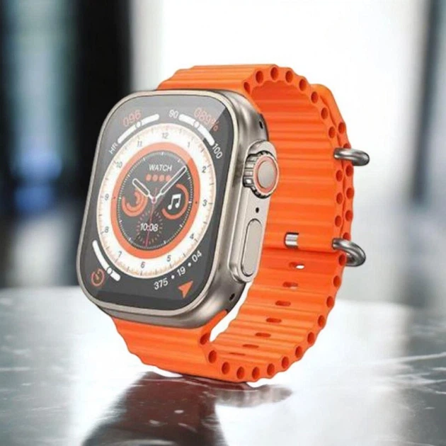 Практичные компактные смарт часы стильные Hoco Y12 ultra smart sports watch call version Titanium Gold - изображение 5
