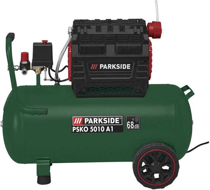Компрессор безмасляный Parkside PSKO 5010 A1 (099112445) - Фото 3 Компрессор безмасляный Parkside PSKO 5010 A1 (099112445) - изображение 3