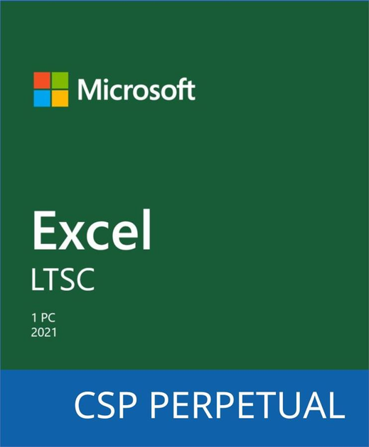 Програмний продукт Microsoft Excel LTSC 2021 (DG7GMGF0D7FT-0002) - изображение 1