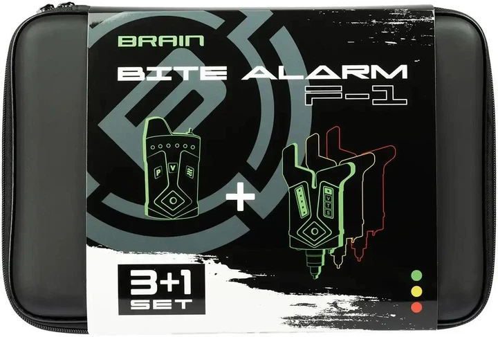Набір сигналізаторів Brain Wireless Bite Alarm F-1 3+1 - зображення 3