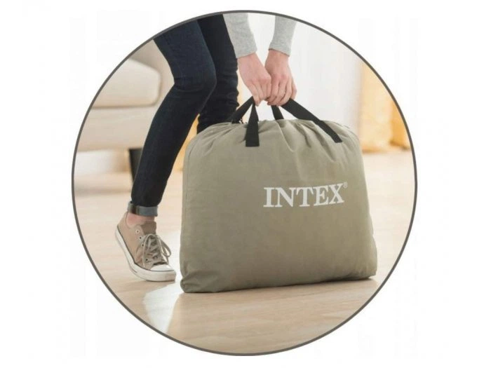 Надувная велюровая кровать со встроенным насосом, Intex, 67770 - Фото 8 Надувная велюровая кровать со встроенным насосом, Intex, 67770 - изображение 8