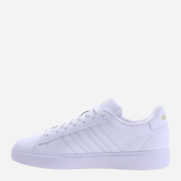 Sneakersy damskie z eko skóry adidas Grand Court 2.0 GW9213 40.5 Biały/Cytrynowy (4065427717999) - obraz 2