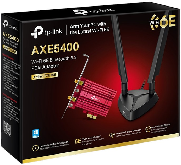 Karta sieciowa Wi-Fi TP-LINK ARCHER TXE75E - obraz 4