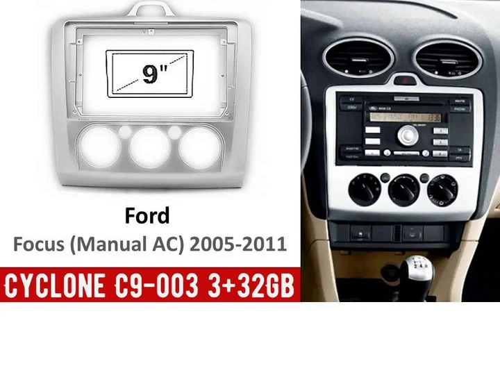 Штатная автомагнитола Ford Focus 2005-2011 Cyclone C9 CPL, 2+32GB CARPLAY - изображение 2