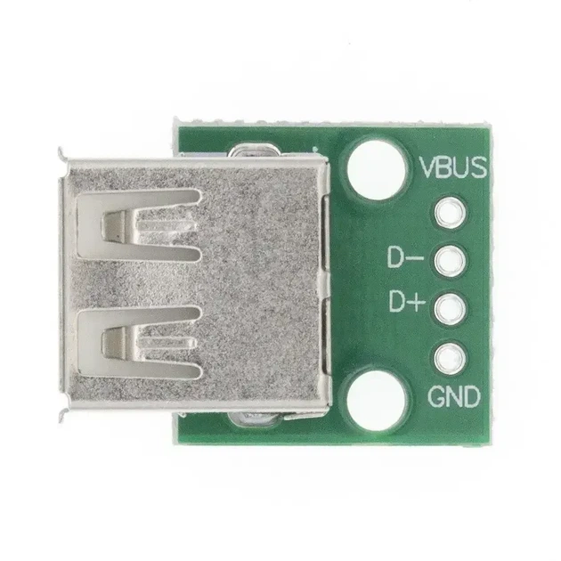 Модуль USB 2.0 Female PCB гніздо на платі - зображення 3