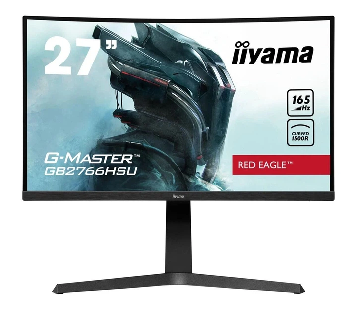 Монітор iiyama G-Master GB2766HSU Red Eagle Curved (GB2766HSU-B1) - Фото 1 Монітор iiyama G-Master GB2766HSU Red Eagle Curved (GB2766HSU-B1) - изображение 1