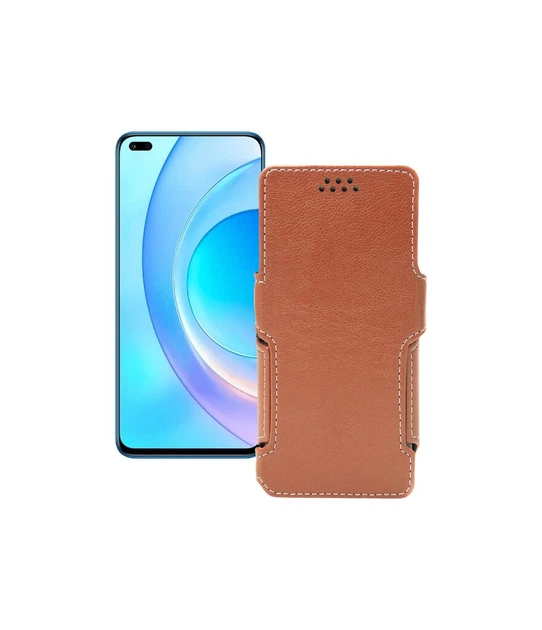 Чохол-книжка з екошкіри для телефону Huawei Nova 8i Коричневий - Фото 1 Чохол-книжка з екошкіри для телефону Huawei Nova 8i Коричневий - изображение 1