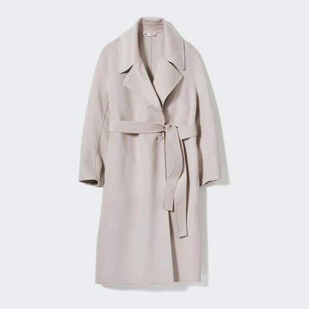 Пальто осеннее женское Uniqlo 280551028 M Бежевый (1159811905) - Фото 10 Пальто осеннее женское Uniqlo 280551028 M Бежевый (1159811905) - изображение 10