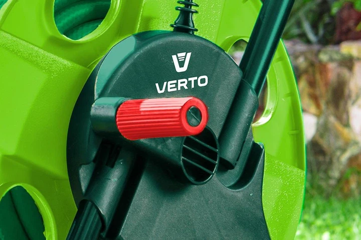 Котушка візок для шланга Verto 45 м шланга 1/2", 35 м шланга 5/8" і 15 м шланга 3/4" (15G791) - изображение 3