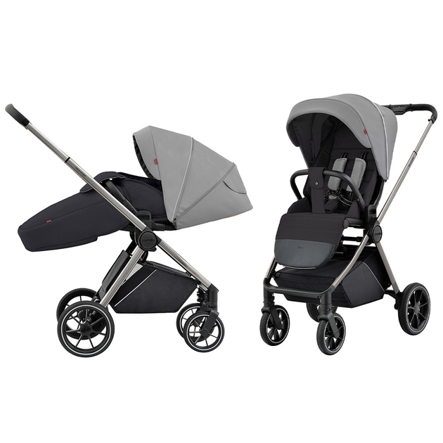 Коляска прогулочная детская CARRELLO Ultra CRL-5525 Silk Grey BF Светло-Серая - изображение 2