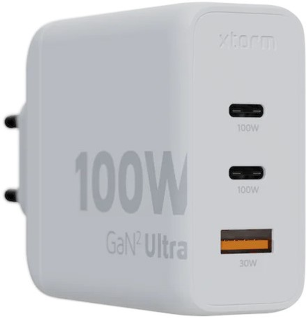 Ładowarka sieciowa Xtorm 100W GaN2 Ultra Charger White (XEC100) - obraz 2