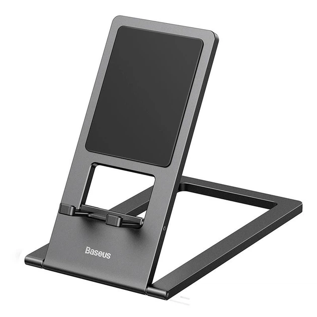 Настольный держатель для телефонов и планшетов Baseus Foldable Metal Desktop Holder 6.7-12.9 Grey (LUKP000013) - Фото 1 Настольный держатель для телефонов и планшетов Baseus Foldable Metal Desktop Holder 6.7-12.9 Grey (LUKP000013) - изображение 1