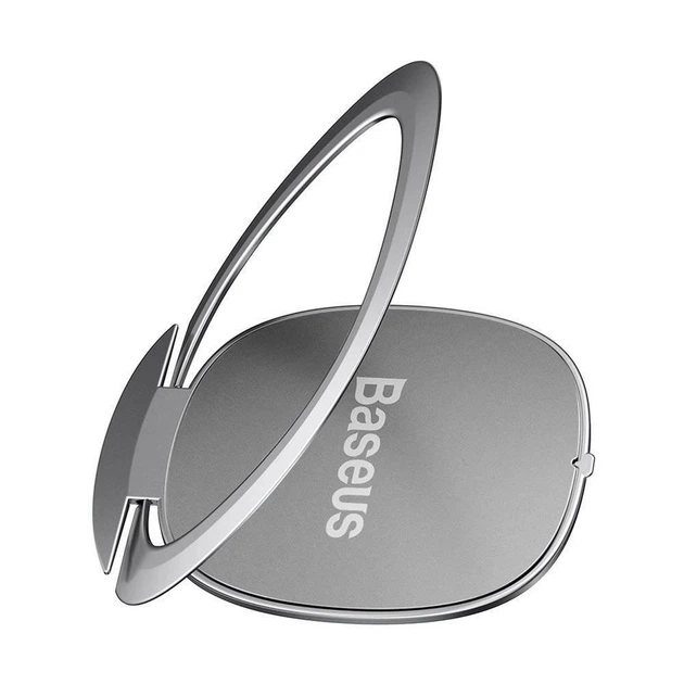 Кольцо-держатель для смартфона Baseus Invisible Phone Ring Holder Silver (SUYB-0S) - изображение 8