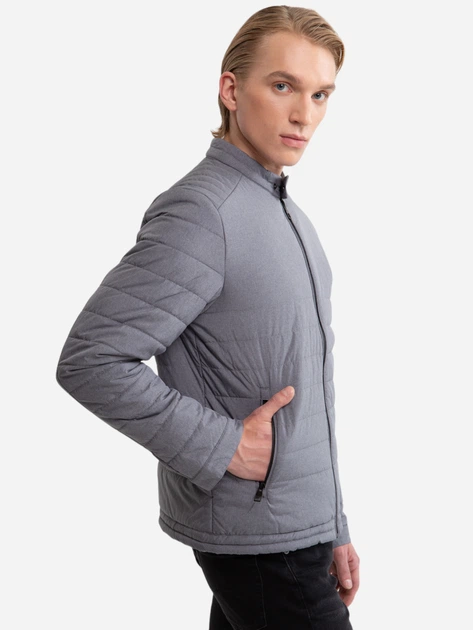 Куртка демісезонна чоловіча Big Star Jonoto 130352902 L Сіра (5900714593643) - зображення 4