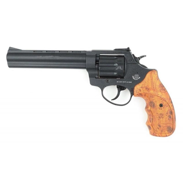 Револьвер під патрон Флобера Stalker 4мм 2,5 коричнева рукоять - зображення 1