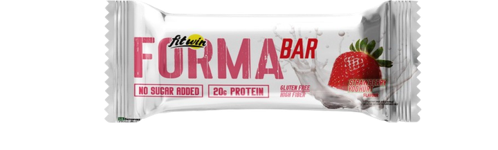 Протеїновий батончик FitWin FormaBar 33% 60 г Полуничний йогурт (бокс 12шт*60г) - зображення 2