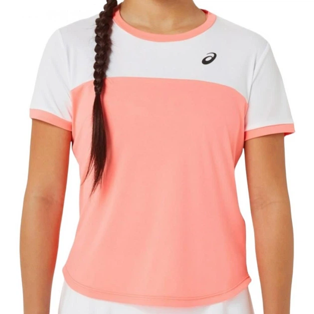 Детская футболка Asics GIRLS TENNIS SS TOP Белый Коралловый 122-128 (2044A039-701 122-128) - Фото 1 Детская футболка Asics GIRLS TENNIS SS TOP Белый Коралловый 122-128 (2044A039-701 122-128) - изображение 1
