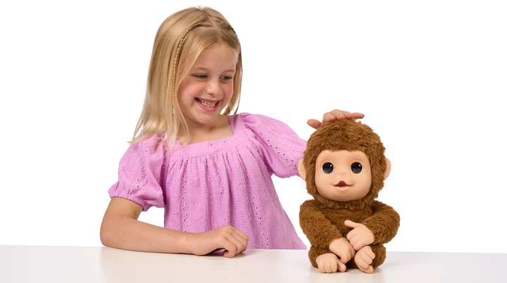 Интерактивная игрушка Moose Little Live pets Маленькая обезьянка
