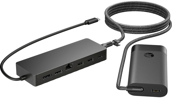 Stacja dokująca HP Universal USB-C Hub and Laptop Charger Combo (9H0H9AA) - obraz 1