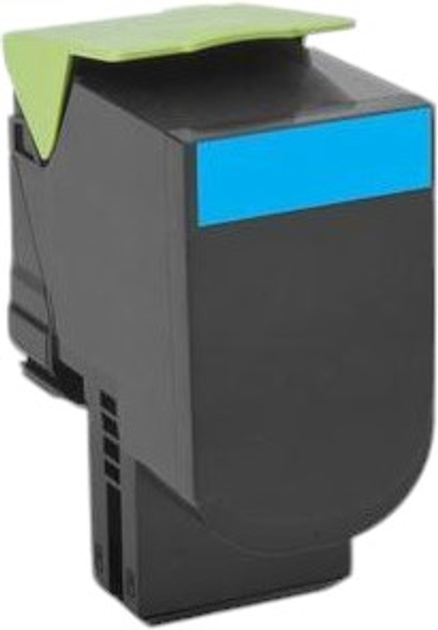 Toner Lexmark 80C2SCE Cyan (734646497138) - obraz 3