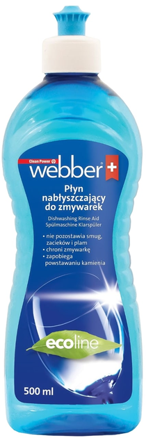 Nabłyszczacz do zmywarki Webber ECOline 500ml (02WEBNABŁ) - obraz 1