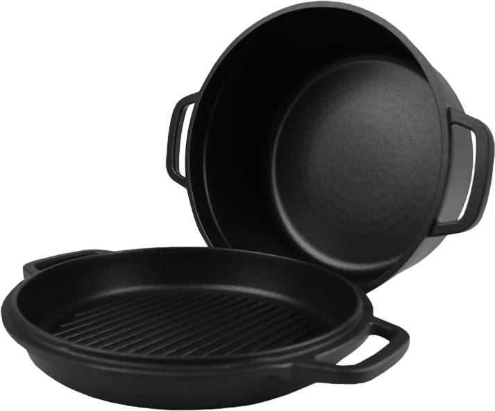 Garnek Maestro z patelnią okrągły 4.5 l (MR-4124) - obraz 3