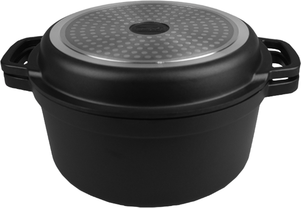 Garnek Maestro z patelnią okrągły 4.5 l (MR-4124) - obraz 4