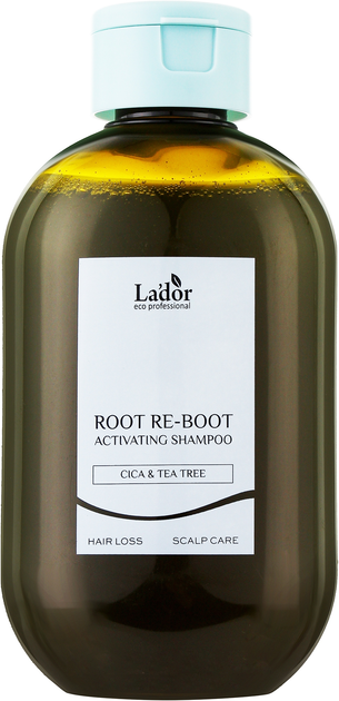 Акція на Шампунь проти випадіння волосся La'dor Root Re-Boot Activating Shampoo Cica&Tea Tree для жирної та проблемної шкіри голови 300 мл від Rozetka