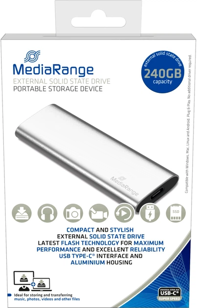SSD накопичувач MediaRange MR1101 240 GB (MR1101) - изображение 3
