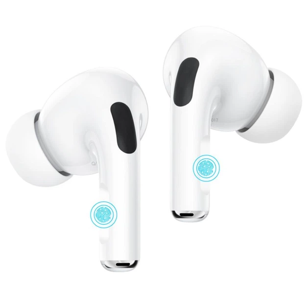 Беспроводные наушники Hoco EW66 Bluetooth с зарядным кейсом и микрофоном вакуумные блютуз наушники белые - изображение 3