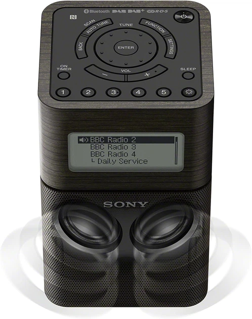 Радіоприймач Sony XDR-V1BTDB Black - зображення 2