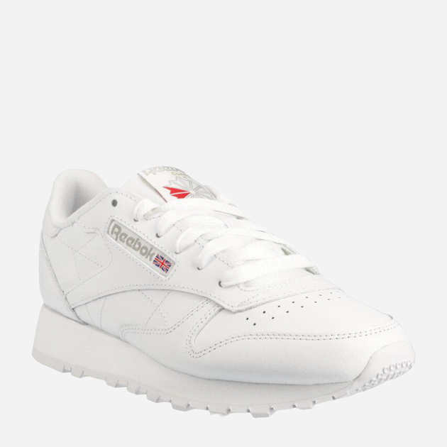 Buty sportowe męskie skórzane Reebok Classic Leather 100008492 42.5 Białe (4065419127942) - obraz 2