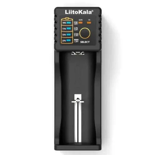Зарядное устройство LiitoKala Lii-100B для аккумуляторов Li-Ion/Ni-Mh USB Black (3_05242) - изображение 2