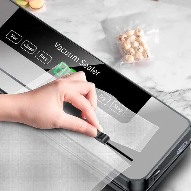 Вакуумный упаковщик BauTech с УФ-стерилизацией и режимом Sous Vide Серый (1014-731-00) - Фото 8 Вакуумный упаковщик BauTech с УФ-стерилизацией и режимом Sous Vide Серый (1014-731-00) - изображение 8